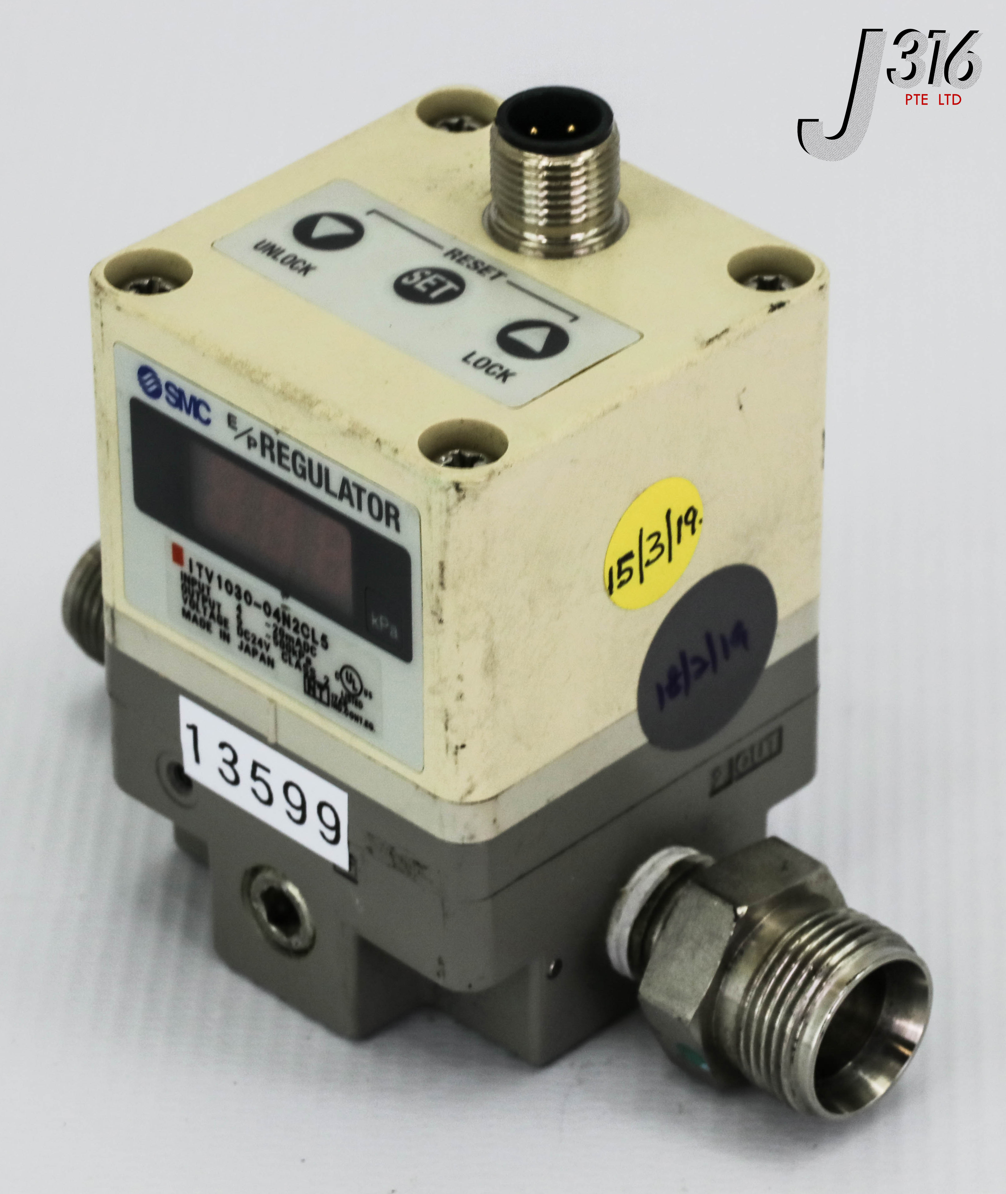 13599 SMC ELECTRO PNEUMATIC REGULATOR ITV1030 04N2CL5 EBay